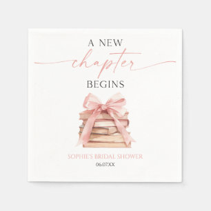 Een nieuw hoofdstuk begint Pink Bow Books Vrijgeze Servet