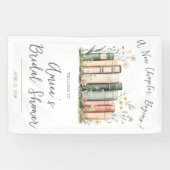 Een nieuw hoofdstuk begint! Welkomstbord bruidsfee Spandoek (Horizontaal)