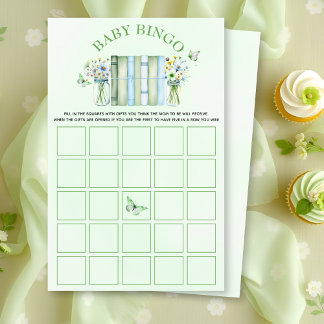 Een nieuw hoofdstuk geslacht neutrale baby shower flyer