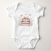 Een nieuw hoofdstuk storybook Baby shower Romper (Voorkant)