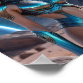 Een nieuw leven op Mars Poster (Hoek)