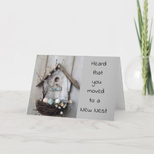 "EEN NIEUW NEST", ZODANIG GELUKKIG VOOR U EN UW NI KAART