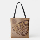Een nieuw ontwerp van Butterflies-Canvas tas (Achterkant)