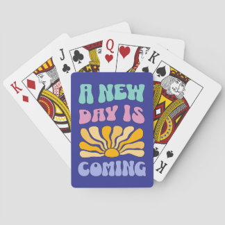 Een nieuwe dag komt eraan pokerkaarten