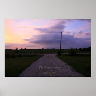 Een nieuwe Dageraad Poster