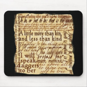 Een nieuwe drama - Hamlet Mousepad Muismat