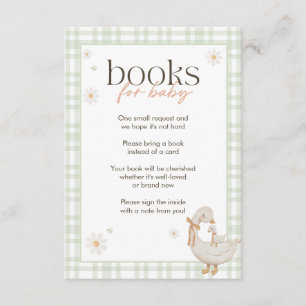 Een nieuwe Gekke Goose Boeken voor Baby Kaart