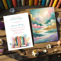 Een Nieuwe Hoofdstuk Watercolor Boek Bruidsfeest