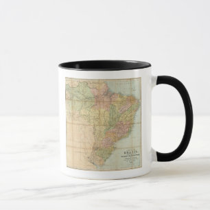Een nieuwe kaart van Brazilië Mok