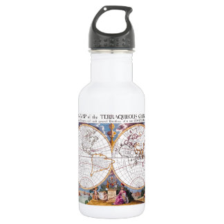 Een nieuwe kaart van de waterflacon voor het Werel Waterfles