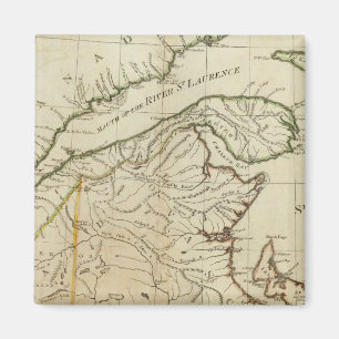 Een nieuwe kaart van Nova Scotia en Cape Breton Is Magneet