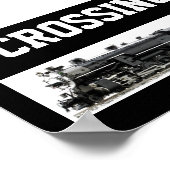 Een nieuwe kijk op een spoorweg poster (Hoek)