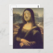 Een nieuwe Mona Lisa Briefkaart (Voorkant / Achterkant)