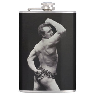 Een Nieuwe Pose door Sterke Mannen Eugen Sandow Li Heupfles