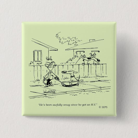 Een nieuwe Ride Vierkante Button 5,1 Cm (Voorkant)