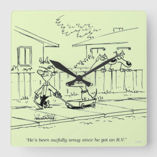 Een nieuwe Ride Vierkante Klok