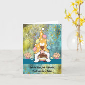 Een nieuwe taak als Baker aankondigen Kaart (Gele Bloem)