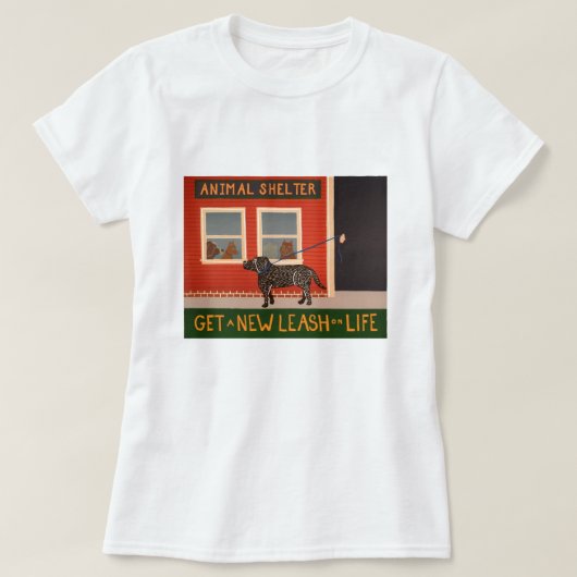 Een nieuwe uitloop in het leven t-shirt (Design voorkant)