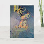 - een nieuwjaarsfeest, feestdagen kaart (Voorkant)