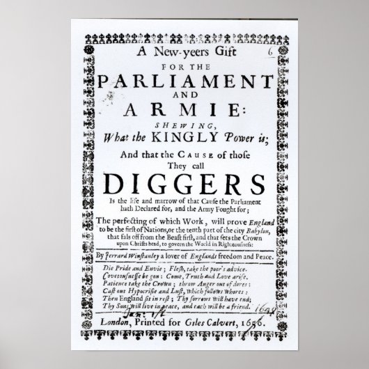 Een nieuwjaarsgeschenk poster (Voorkant)