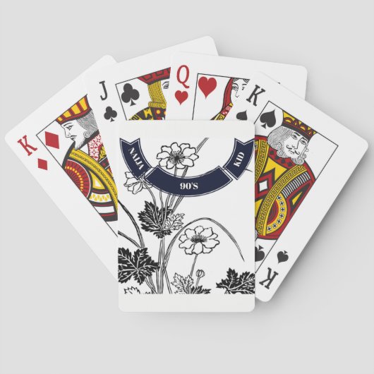 Een Nigeriaanse set met afspeelkaarten Speelkaarten (Achterkant)