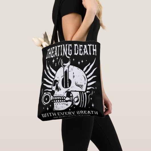 Eén nikkel-garage/Franse Canvas tas (Dichtbij)