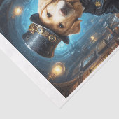 Een nobele Labrador hond spelen gitaar - Tissuepapier (Detail)