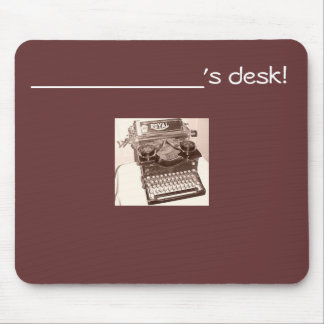 Een nod naar het verleden... muismat