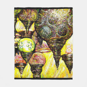 Een nog groter idee van kleur fleece deken