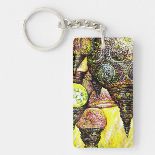 Een nog groter idee van kleur sleutelhanger