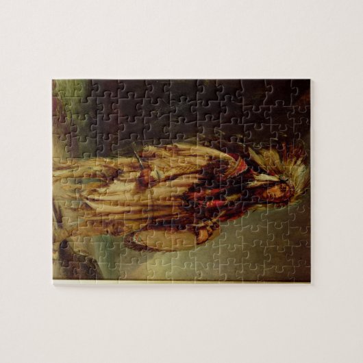 Een Noord-Amerikaanse Indiaan in een uitgebreid la Legpuzzel (Horizontaal)