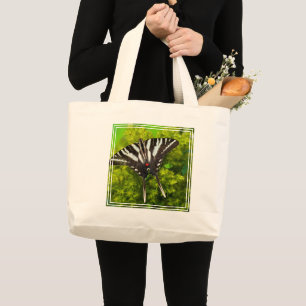 Een Noord-Amerikaanse Zwaluwstaartvlinder Grote Tote Bag