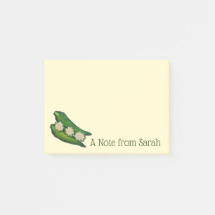 Een nota van de gepersonaliseerde Okra Southern Fo Post-it® Notes