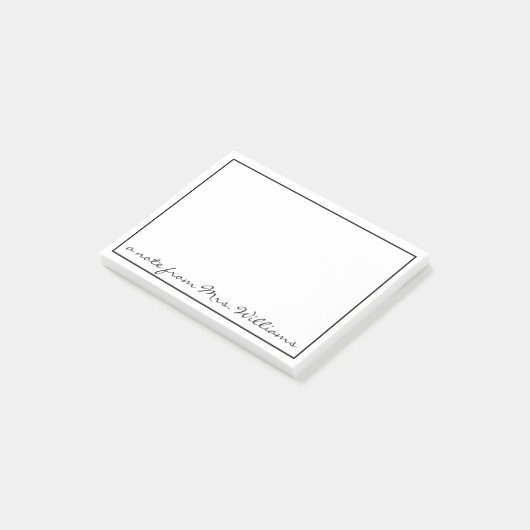 een nota van post-it® notes (Schuin)