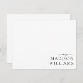 Een notitie selecteren uit Script Typography Note  Notitiekaartje (Voorkant / Achterkant)