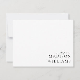 Een notitie selecteren uit Script Typography Note Notitiekaartje