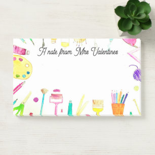 Een notitie van de Teacher Pencils School Waterver Post-it® Notes