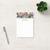 Een notitie van gepersonaliseerde desk Rozen Notit Post-it® Notes (Kantoor)