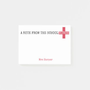 Een notitie van het Rode Kruis van de Schoolzuster Post-it® Notes