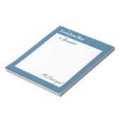 Een notitie van mam Persoonlijk notitieblok (Gedraaid)