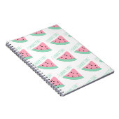 Een notitieboek met een inscriptie en een watermel (Rechterzijde)