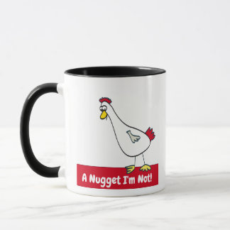 Een Nugget die ik niet ben! Vegetarisch Mok