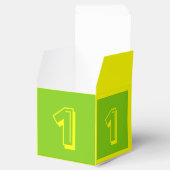 Een nummer bouwstenen doos door Janz Bedankdoosjes (Geopend)