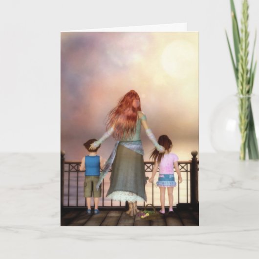 Een oceaan van liefde begroeting / notitie Kaart ( (Voorkant)