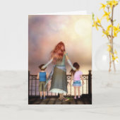 Een oceaan van liefde begroeting / notitie Kaart ( (Gele Bloem)