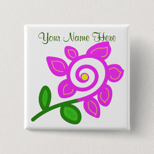 Een od-ventilatorButton Vierkante Button 5,1 Cm