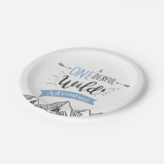 Een oderful wild avontuur papier Bord jongen (Gekanteld)