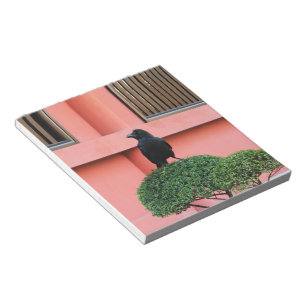 Een Oerwoud met grote vulling bedekt een baars op Notitieblok