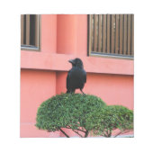 Een Oerwoud met grote vulling bedekt een baars op Notitieblok (Voorkant)