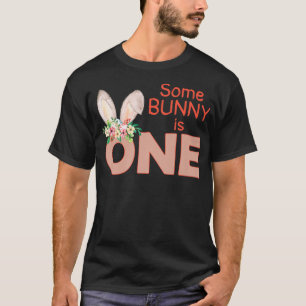 Een of andere bundel is één Kind, grappige konijne T-shirt